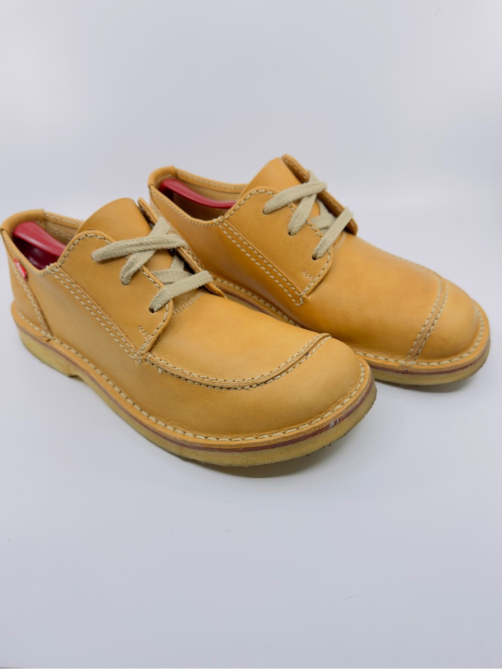 Duckfeet Fyn Derby Model Durable Tan Leather. 12-1/2- 13
